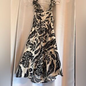 Who what wear, black and white dress